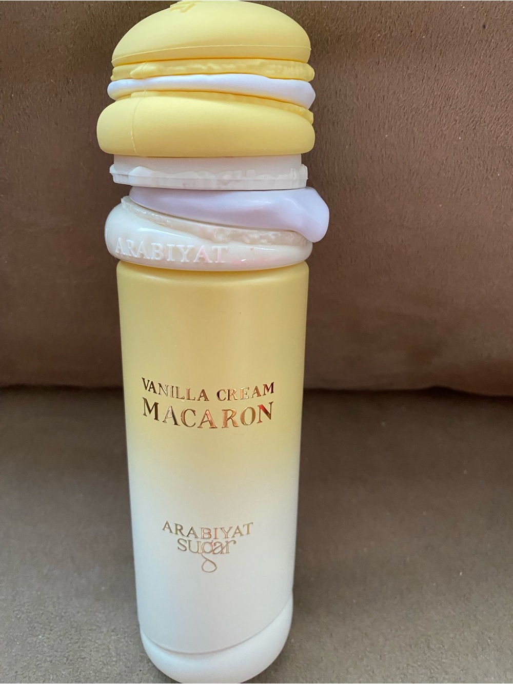 Vanilla Cream Macaron Body Mist - Soft Yellow